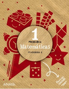CUADERNO MATEMATICAS 3 1ºPRIMARIA CUADRICULA OPERACION MUNDO 2023
